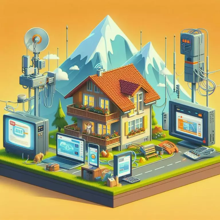 Установка интернета, телевидения и домашнего телефона в Швейцарии
